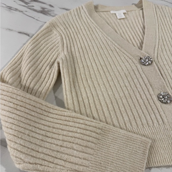 H&M Light Tan Ribbed Sweater - Picture 5 of 6